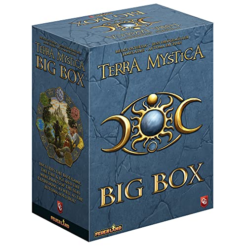 Capstone Games Terra Mystica: Big Box,Contiene: Terra Mystica: Juego base, Expansión de fuego y hielo, 1-5 jugadores, 30 minutos por jugador
