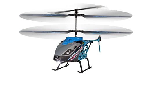 Carson 500507173 Easy Tyrann 280 2.4G 100% RTF Azul - Helicóptero RC, Helicóptero teledirigido, Robusto Modelo RTF (Listo para Volar) para Principiantes, para niños a Partir de 12 años