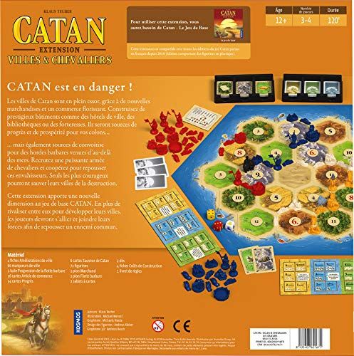 Catan - Ampliación para ciudad y caballero, Juego de mesa y estrategia