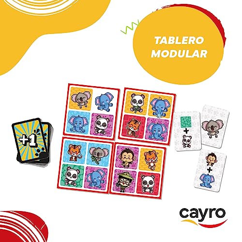 Cayro - Animal Keeper - Juego de Cartas Educativo - Desarrollo de Habilidades Matemáticas - Salva a Todas Las Especies de Animales - 2 a 6 Personas