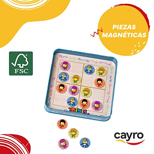 Cayro - Sudoku Party - + 5 Años - Rompecabezas Giratorio - Juego de Mesa para Niños y Adultos - Coloca los 9 Colores Diferentes - Ideal para 1 Jugador