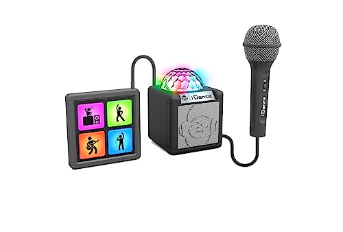 Cefa Toys - Karaoke con Amplificador, Disco Ball y Sound Pads 6 en 1, con Micrófono y Altavoz Inalámbrico, Bluetooth, Efectos de Sonido y Luces, Compatible con Youtube, Spotify y Apps de Karaoke