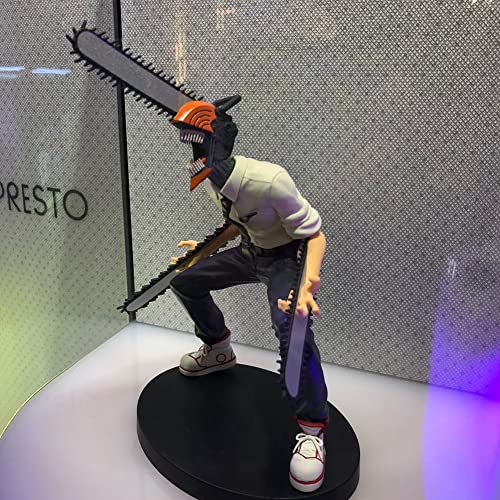 Chainsaw Man Figura Anime Estatua 18.5CM PVC Modelo Denji Figura de Acción Escritorio Decoración Colección Adornos Regalos
