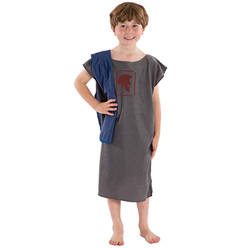 Charlie Crow Disfraz griego o romano para niños | 3 colores disponibles | gris | 9-12 años