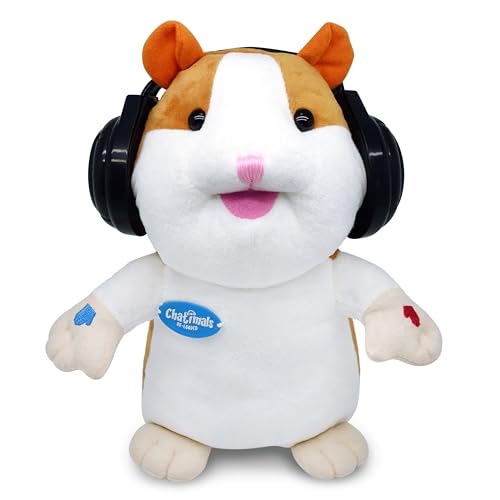 Chatimals, mascota interactiva para niños y niñas, Hamster divertido que repite lo que dices y reproduce música mientras baila (Bizak 63070640)