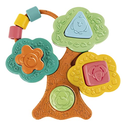 Chicco Baobab Formas & Colores ECO+, Juguete Encajable Formas de Árbol con 4 Formas Geométricas de Colores, Plástico Reciclado, Fabricado en Italia, Juguetes Educativos Bebés de 6 Meses a 3 Años