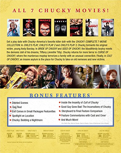Chucky: Complete 7-Movie Collection [Edizione: Stati Uniti] [Blu-ray]