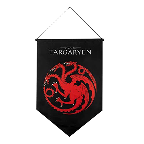 Cinereplicas Game of Thrones - Targaryen banderola de pared 100 * 55cm - Licencia Oficial