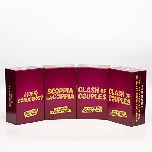 Clash of Couples Desconocidos – Juegos de Mesa para Adulto – 220 Cartas – Regalo Original de San Valentin para Pareja, Novio, Mujer y Hombre