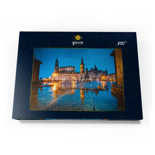 Clásico Crepúsculo del Centro Histórico De Dresde, Sajonia, Alemania - Premium 1000 Piezas Puzzles - Colección Especial MyPuzzle de Puzzle Galaxy
