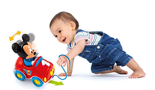 Clementoni - Baby Disney Arrastre Baby Mickey - juguete bebé de Disney a partir de 10 meses (17208)