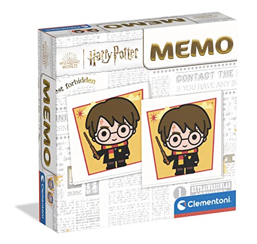 Clementoni - Memo Harry Potter - Juego De Memoria con Fichas para Hacer Parejas, Juguete Educativo Niños 4 Años (18283)