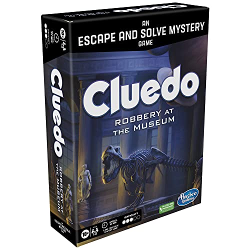 Cluedo Juego de Mesa Robo en el Museo, Cluedo Escape Room Game, Cooperative Family Game