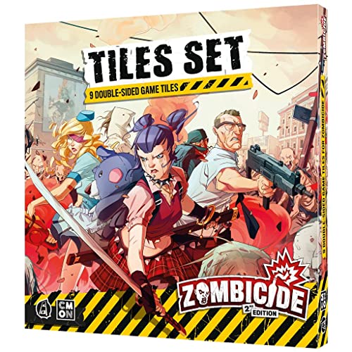 CMON - Edge Entertainment CMON Zombicide Segunda Edición: Tiles Set - Expansión (CMZCD007ES)