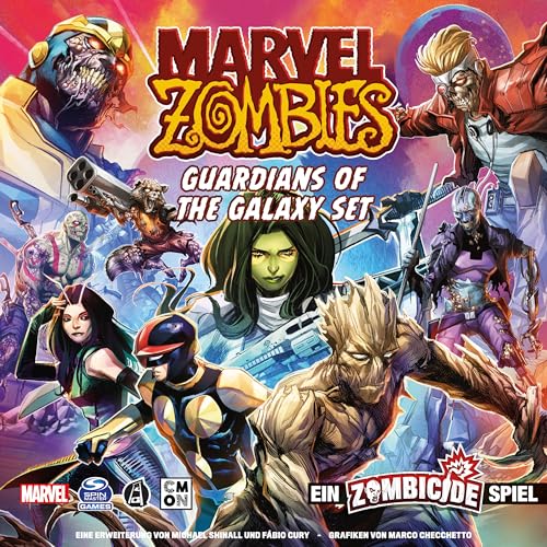 CMON | Marvel Zombies: Guardianes of The Galaxy – Un Juego de zombicidas | Expansión | Juego de conocedores | Dungeon Crawler | 1-6 Jugadores | A Partir de 14 años | 60 Minutos | Español