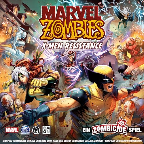 CMON | Marvel Zombies: X-Men Resistance – Un Juego de zombicidas | Juego de conocedores | Dungeon Crawler | 1-6 Jugadores | A Partir de 14 años | 60 Minutos | Español