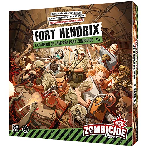 CMON Zombicide Segunda Edición - Fort Hendrix - Expansión en Español