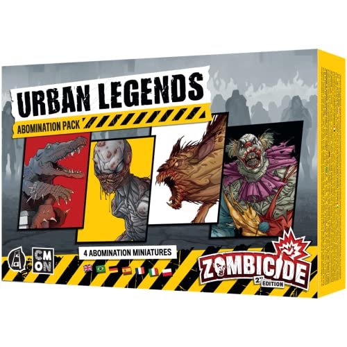 CMON Zombicide Segunda Edición - Urban Legends - Expansión en Español, CMZCD004ES