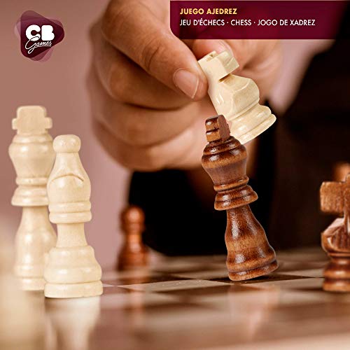 ColorBaby - Juegos de mesa ajedrez estuche de madera CB Games (45595)