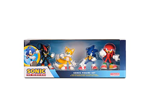 Comansi Set Colección Sonic (4 Figuras: Sonic, Shadow, Knuckles, Tails), Y90300