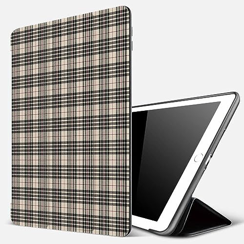 compatibile Estuche para iPad 9/8/7 generación, Estuche para 10.2,Patrón de tartán Abstracto, Tradicional Clan Real británico (2),Cubierta Trasera Delgada Smart Auto Wake/Sleep