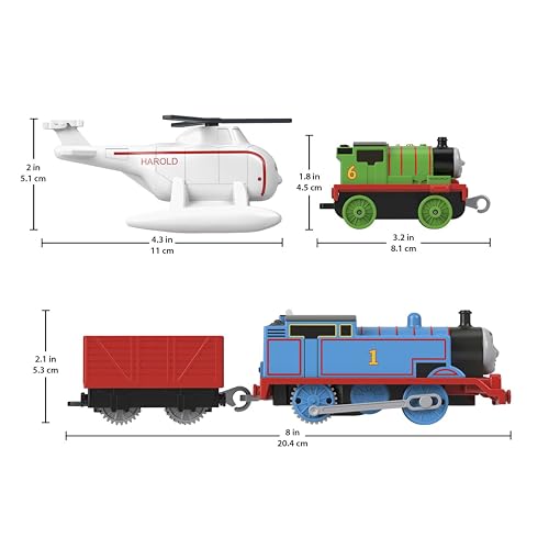 Conjunto de juego motorizado de supertorre de trenes y grúas de Thomas & Friends