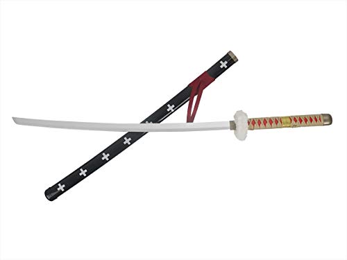 CoolChange Espada Kikoku de Trafalgar Law | Katana Decorativa de Madera con Vaina