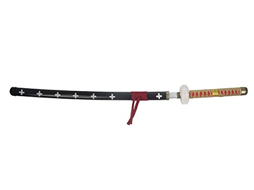 CoolChange Espada Kikoku de Trafalgar Law | Katana Decorativa de Madera con Vaina