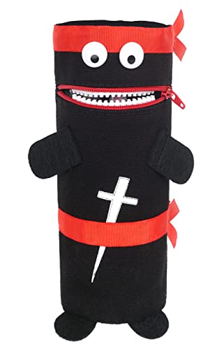 CoolChange Ninja - Estuche para lápices (monstruo), color negro