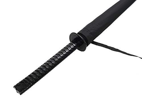 CoolChange Paraguas en forma de espada katana, 120cm, negro