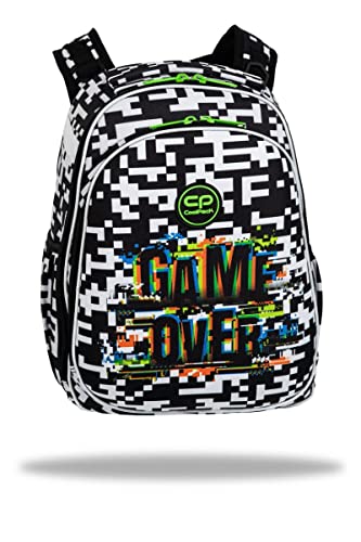 Coolpack F015679, Mochila escolar TURTLE GAME OVER, Multicolor