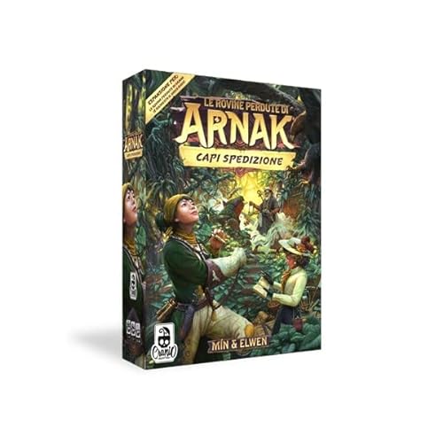 Cranio Creations - Las ruinas perdidas de Arnak: CABI envío, expansión, Arnak da la Bienvenida a 6 Prendas enviadas, edición en Italiano
