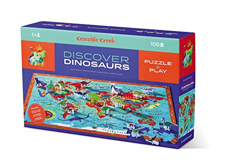Crocodile Creek- Discover Puzzle/Dinosaurs, Multicolor (3829209)