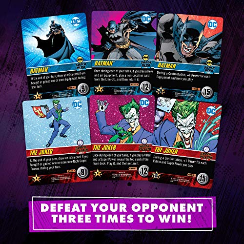 Cryptozoik "Rivals Batman vs The Joker DC Comics Deck Building Juego de Cartas