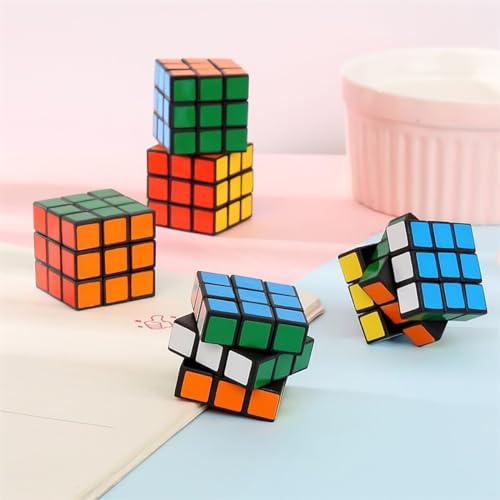 Cubo Mágico 12 Piezas Speed Cube 3x3 Stickerless, Cubo de Velocidad Cubo Original, Puzzle Cubo 3D, Juego de Rompecabezas para Niños y Adultos para Premios en el Aula y Regalos de Fiesta