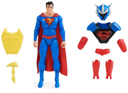 DC Comics, Figura de acción de Superman Man of Steel, DC Adventures, 30,48 cm, Nueve Accesorios, Juguetes coleccionables de superhéroes niñas a Partir de 4 años, Multicolor (Spin Master 778988494288)