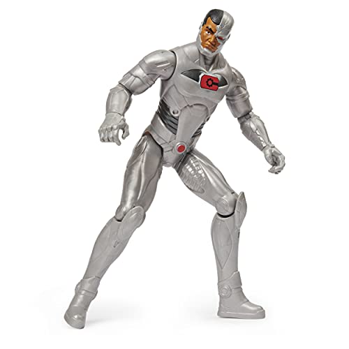 DC Universe heros unite- Cyborg - Figura de 30 cm - Únete a tu escudero y lucha por la causa!