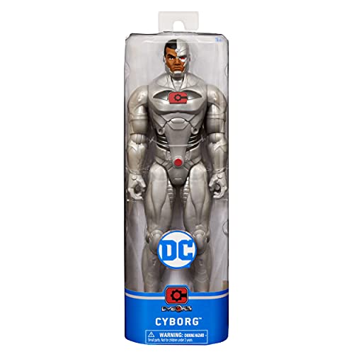 DC Universe heros unite- Cyborg - Figura de 30 cm - Únete a tu escudero y lucha por la causa!