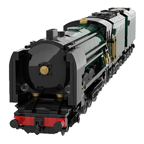 Deleeya Juego de construcción de locomotora MOC-34786 Emerald Night Class A2 clásico tren coleccionable modelo Bricks compatible con Lego Technic Nuevo 2022 (1470 piezas)