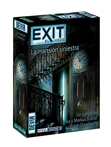Devir - Exit: La Isla olvidada, Ed. Español (BGEXIT5), Color/Modelo Surtido & Exit: La mansión siniestra, Juego de Mesa, Escape Room, Juego de Mesa con Amigos, Juegos de Mesa 2 Jugadores (BGEXIT11)