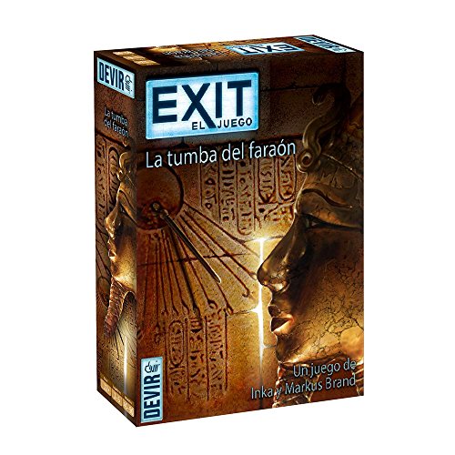 Devir - Exit: La mansión siniestra, Juego de Mesa, Escape Room, Juego de Mesa con Amigos, Juegos de Mesa 2 Jugadores (BGEXIT11) & Exit: La Tumba del faraón, Ed. Español (BGEXIT2)