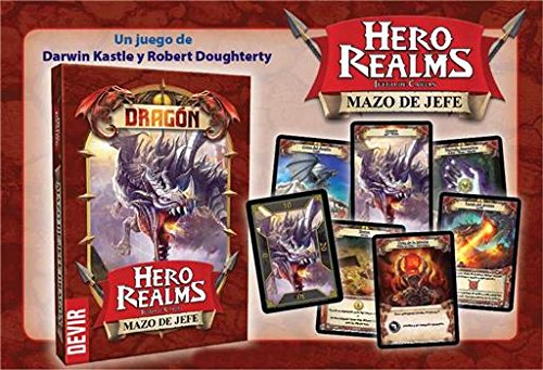 Devir - Hero Realms: Mazo De Jefe-Dragón, Multicolor, BGHRJD