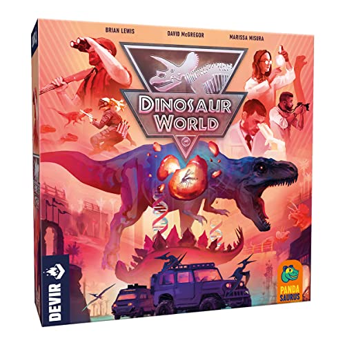 Devir - Juego de Mesa BGDIWOSP Dinosaur World, 2-4 Jugadores