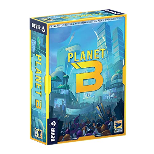 Devir - Planet B, Juego de Mesa, Juego de Mesa de Gestión de Recursos, Juego de Mesa con Amigos, Juego de Mesa 14 años (BGPLABSP)