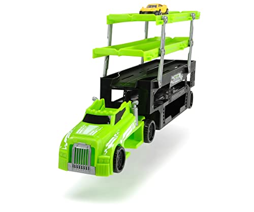 Dickie Toys 203747002 Stack and Store Transporter Auto Transporter con Espacio para vehículos de 36