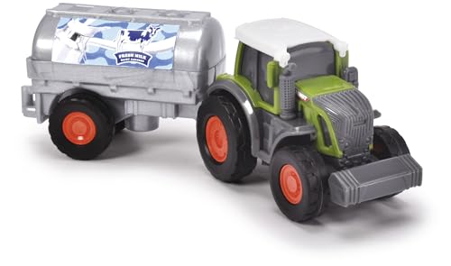 Dickie Toys Fendt Micro Farmer (9 cm) – Juego de Tractor con Remolque Original Fendt – Juego Aleatorio para niños a Partir de 3 años, Multicolor, 203732002
