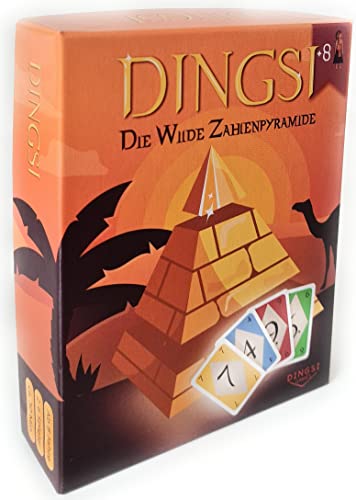 DINGSI – La pirámide de números salvajes – el juego de cartas para jóvenes y mayores – Noches de juegos con amigos y familia