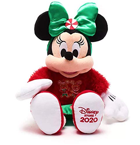 Dis ney Store Minnie Mouse Holiday Winter Festive Cheer - Muñeca de peluche (2020)