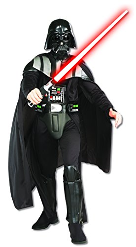 Disfraz Darth Vader Deluxe Ad (Rubies 888107), Estándar (talla única)