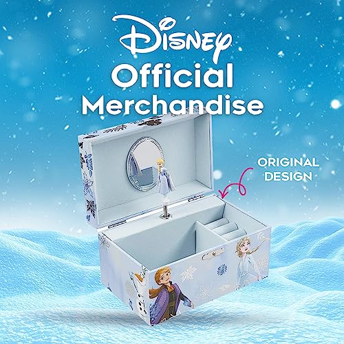 Disney Encanto Joyero Musical para Niñas Frozen Ariel La Sirenita Mirabel(Azul Frozen)
